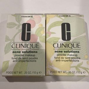 2 Clinique Acne Solutions Makeup (brand new)